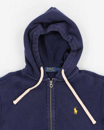 Polo Ralph Lauren Navy Zip-Up Hoodie - S