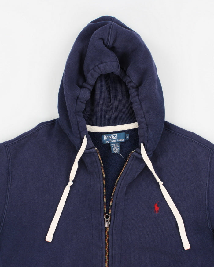 トップス 90s Polo Ralph Lauren Zip Hoodie Vintage 90s Polo by Ralph Lauren Zip-Up Hoodie - XL – Rokit