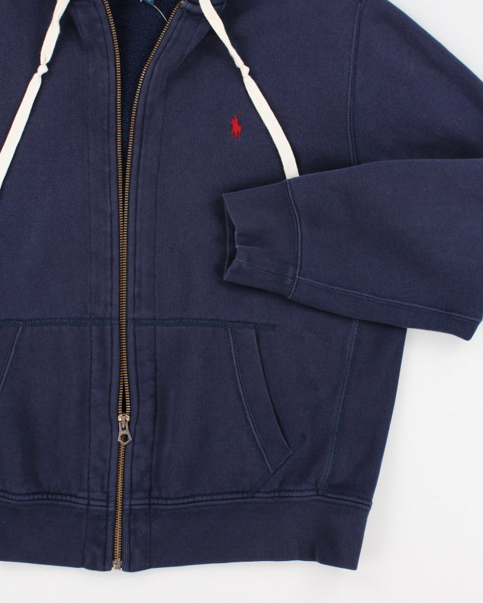 トップス 90s~ Polo by Ralph Lauren zip up hoodie Vintage 90s Polo by Ralph Lauren Zip-Up Hoodie - XL – Rokit