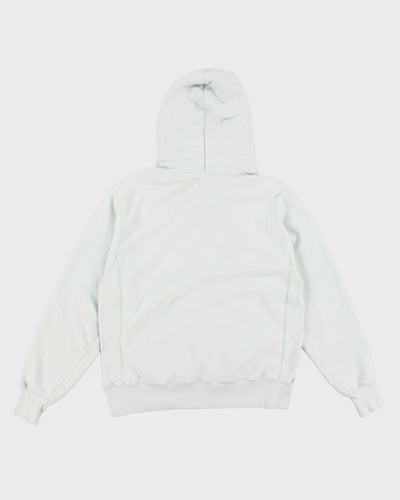 00s Champion Blue/Grey Reverse Weave Hoodie - M