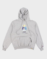 Funk Bear by Interbreed Grey Hoodie - M
