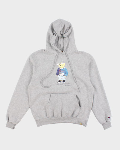 Funk Bear by Interbreed Grey Hoodie - M