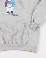 Funk Bear by Interbreed Grey Hoodie - M
