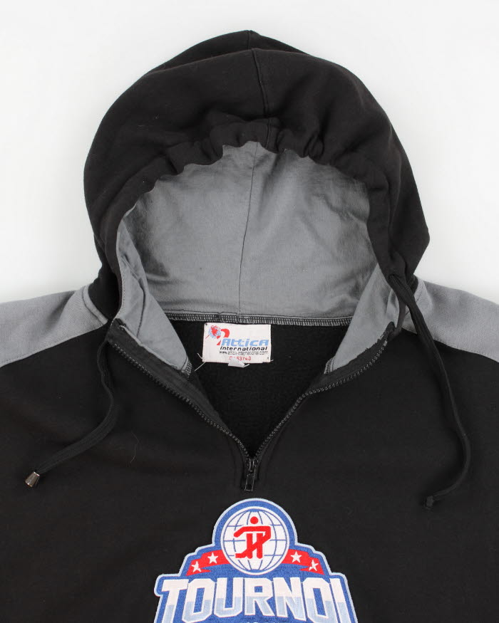 Vintage 90's Pee-Wee Hockey 1/4 Zip Hoodie - S