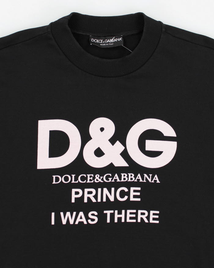 Vintage 90's Dolce and Gabbana Prince Sweatshirt - M