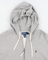 Vintage Men's Ralph Lauren Zip Up Hoodie - XL