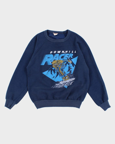 Vintage 80's Downhill Racer Sweatshirt - M