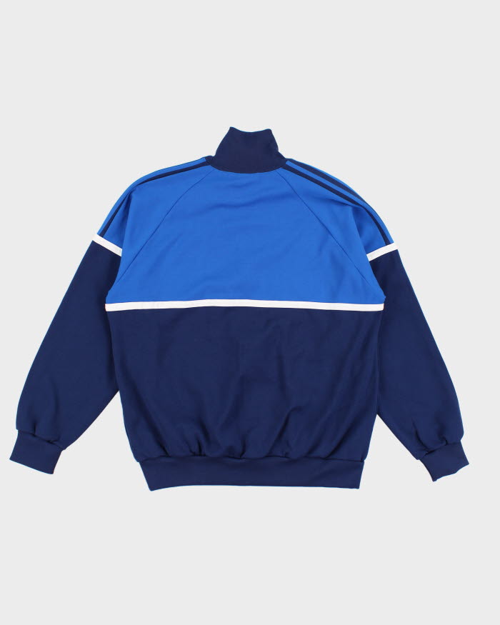 Adidas Blue Zip-Up Track Sweatshirt - L