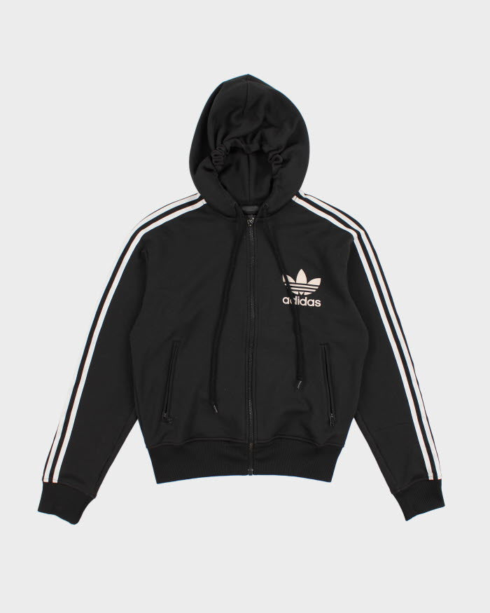Adidas Black Zip-Up Hoodie - S