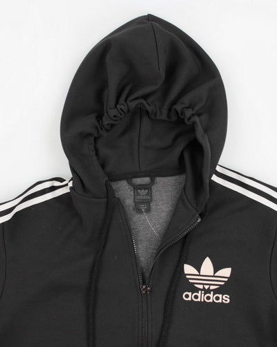 Adidas Black Zip-Up Hoodie - S