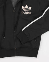 Adidas Black Zip-Up Hoodie - S