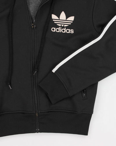 Adidas Black Zip-Up Hoodie - S