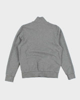 Lacoste Grey Quarter-Zip Sweatshirt - M