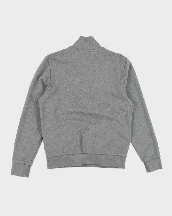Lacoste Grey Quarter-Zip Sweatshirt - M