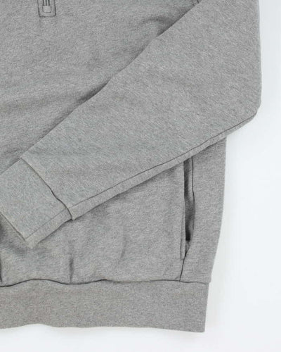 Lacoste Grey Quarter-Zip Sweatshirt - M