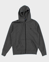 Polo Ralph Lauren Grey Zip-Up Hoodie - M