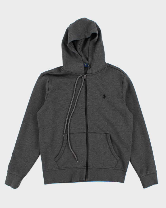 Polo Ralph Lauren Grey Zip-Up Hoodie - M