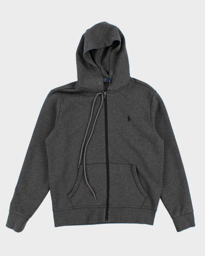 Polo Ralph Lauren Grey Zip-Up Hoodie - M
