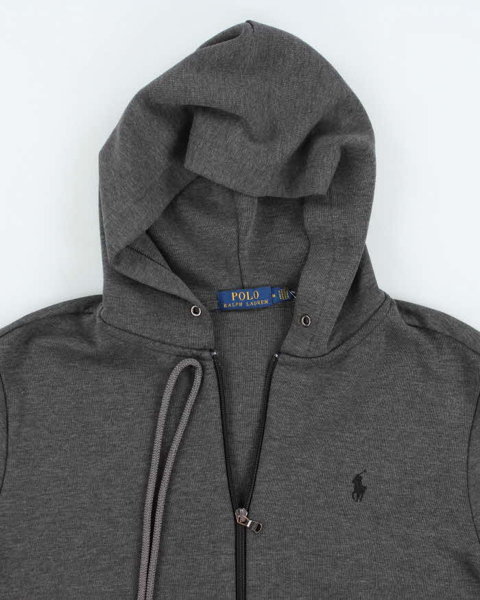 Polo Ralph Lauren Grey Zip-Up Hoodie - M