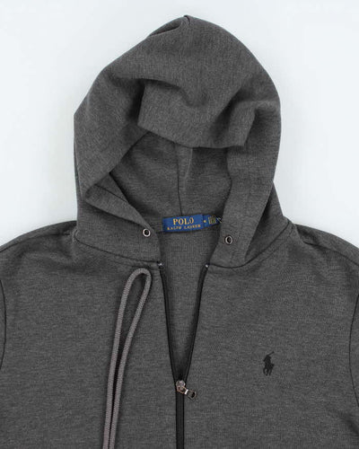 Polo Ralph Lauren Grey Zip-Up Hoodie - M
