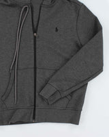 Polo Ralph Lauren Grey Zip-Up Hoodie - M