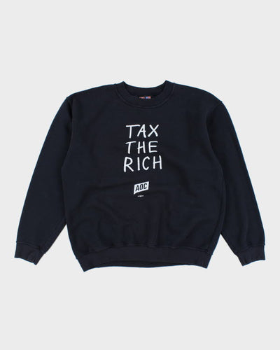AOC Tax The Rich Sweatshirt - L