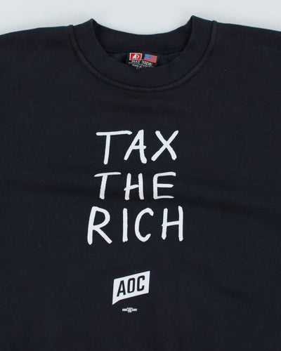 AOC Tax The Rich Sweatshirt - L