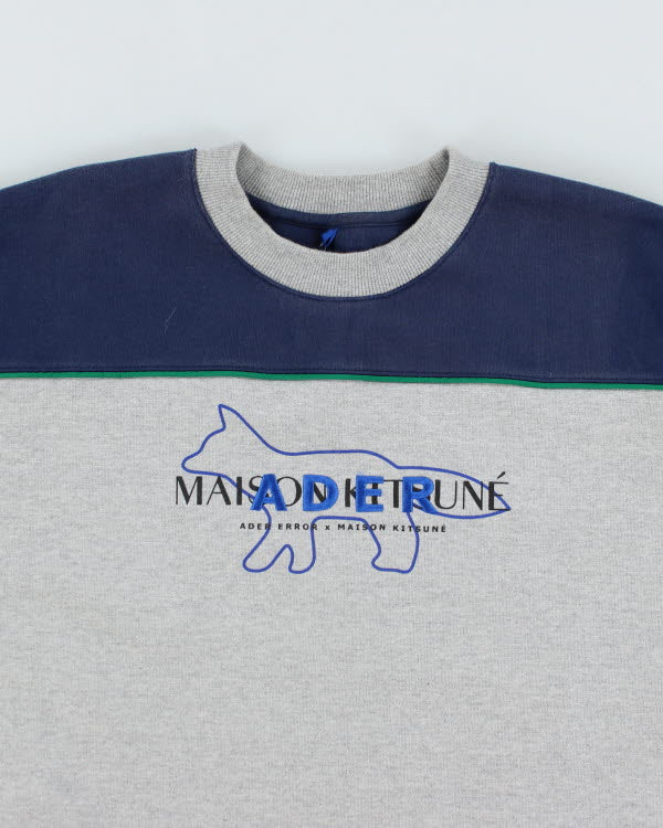 Ader Error x Maison Kitsune Sweatshirt - L – Rokit