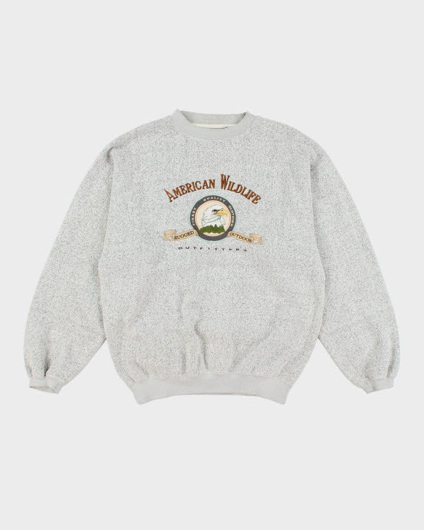 Vintage American Wildlife Sweatshirt - M
