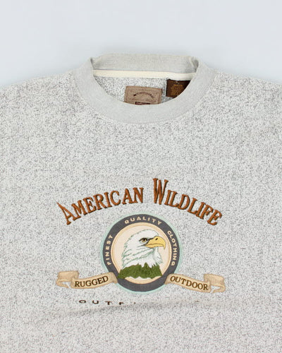Vintage American Wildlife Sweatshirt - M