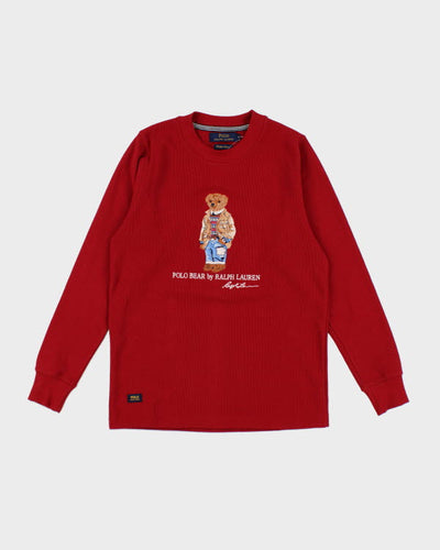 Polo Ralph Lauren Embroidered Waffle Long Sleeve - M