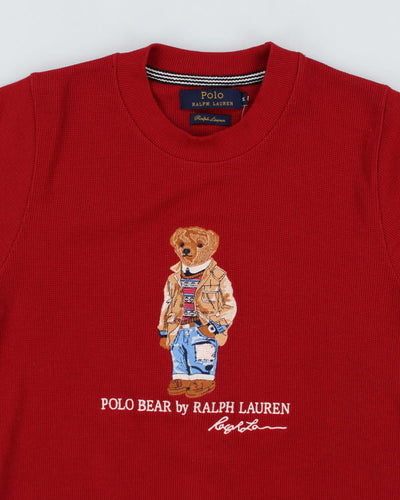 Polo Ralph Lauren Embroidered Waffle Long Sleeve - M