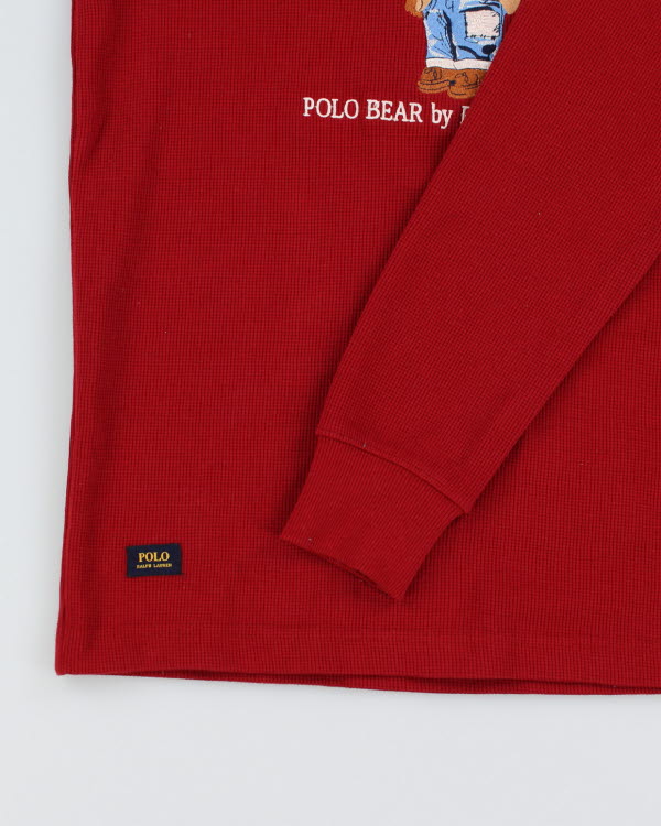 Polo Ralph Lauren Embroidered Waffle Long Sleeve - M