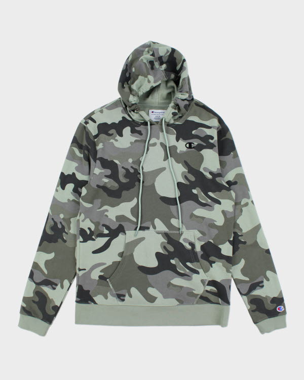 Champion Camouflage Hoodie - M