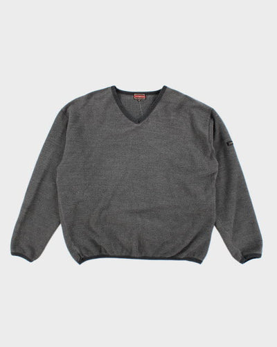 Vintage Chevignon V-Neck Sweatshirt - XL