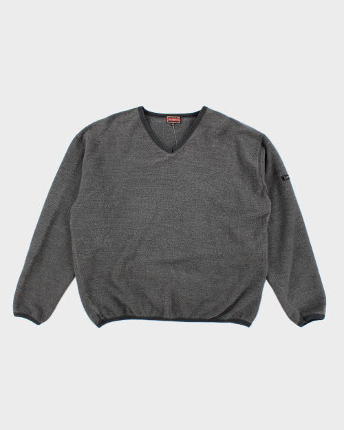 Vintage Chevignon V-Neck Sweatshirt - XL