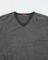 Vintage Chevignon V-Neck Sweatshirt - XL