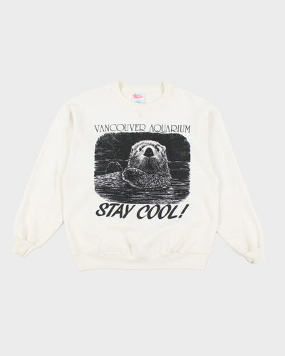 Vintage Vancouver Otter Stay Cool Sweatshirt - L