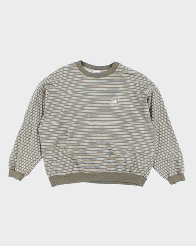 Vintage 90's Converse Striped Sweatshirt - L