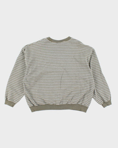 Vintage 90's Converse Striped Sweatshirt - L