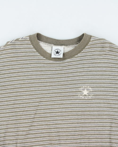 Vintage 90's Converse Striped Sweatshirt - L