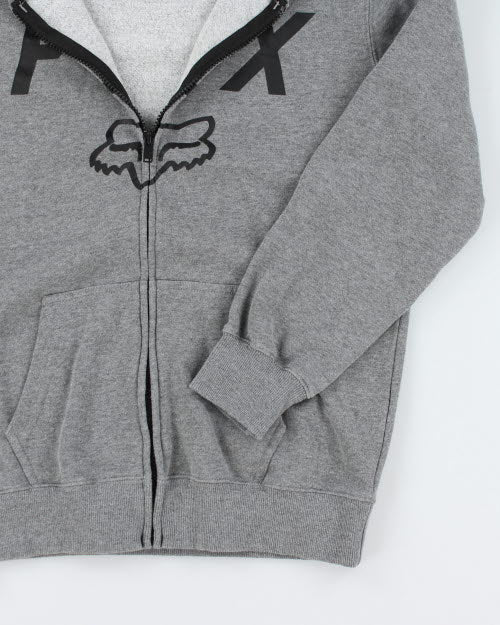 Vintage FOX Racing Zip Up Hoodie - S