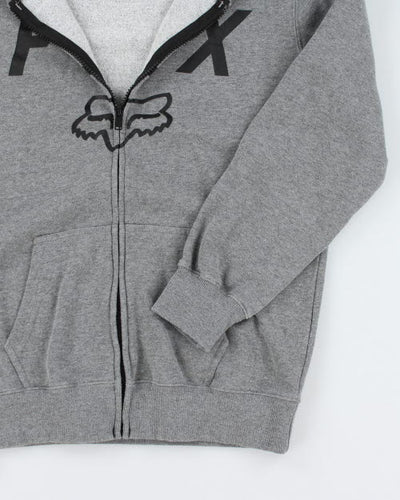 Vintage FOX Racing Zip Up Hoodie - S