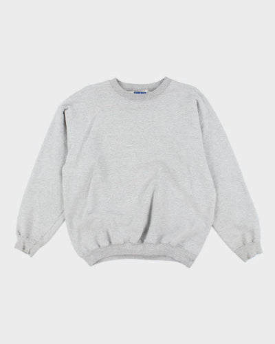 Vintage 90's Hanes Heavyweight Blank Sweatshirt - L