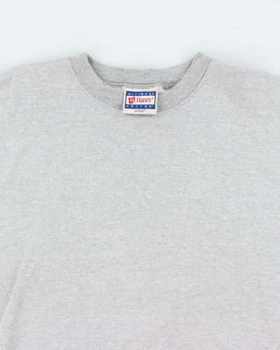 Vintage 90's Hanes Heavyweight Blank Sweatshirt - L