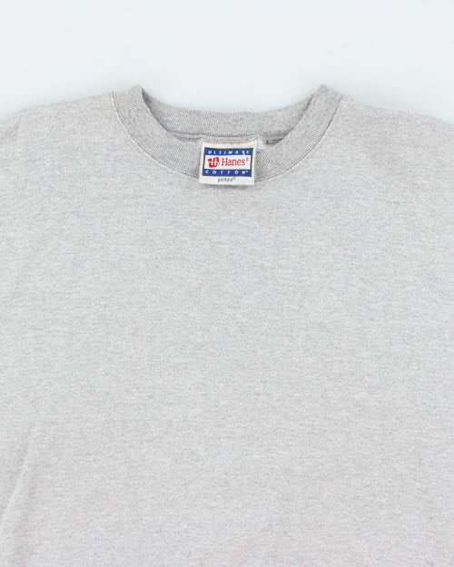 Vintage 90's Hanes Heavyweight Blank Sweatshirt - L
