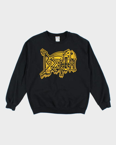 Vintage 2000's Breath Parody Metal Font Sweatshirt - M