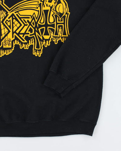 Vintage 2000's Breath Parody Metal Font Sweatshirt - M