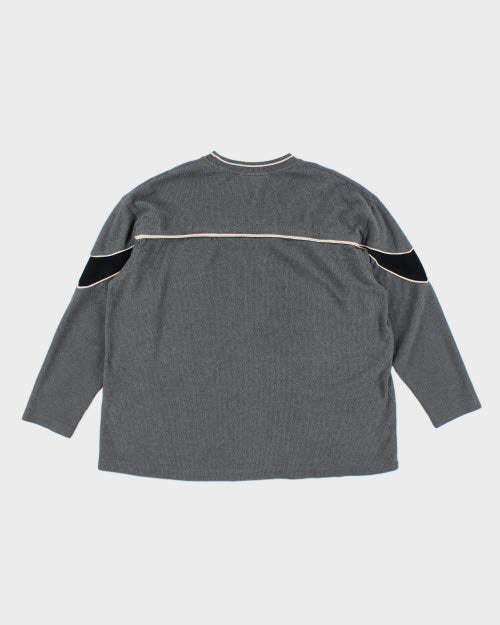 Vintage 90's River Washed Heavyweight Waffle Sweatshirt - XL