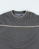 Vintage 90's River Washed Heavyweight Waffle Sweatshirt - XL